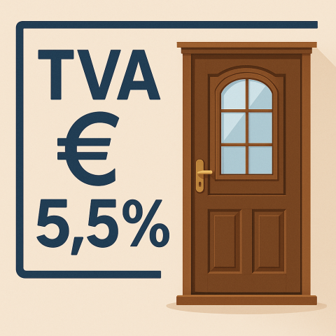TVA 5,5 % pour une porte d’entrée